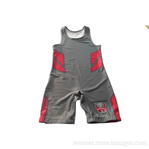 Cheap Price Sublimated Wrestling Singlet